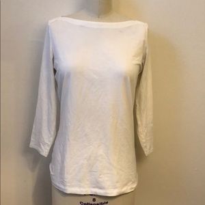 Boat Neck 3/4 Sleeve Top